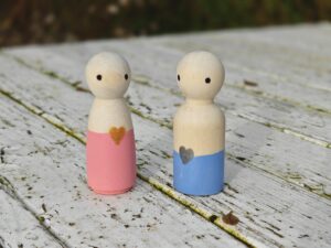 poppetjes man en vrouw